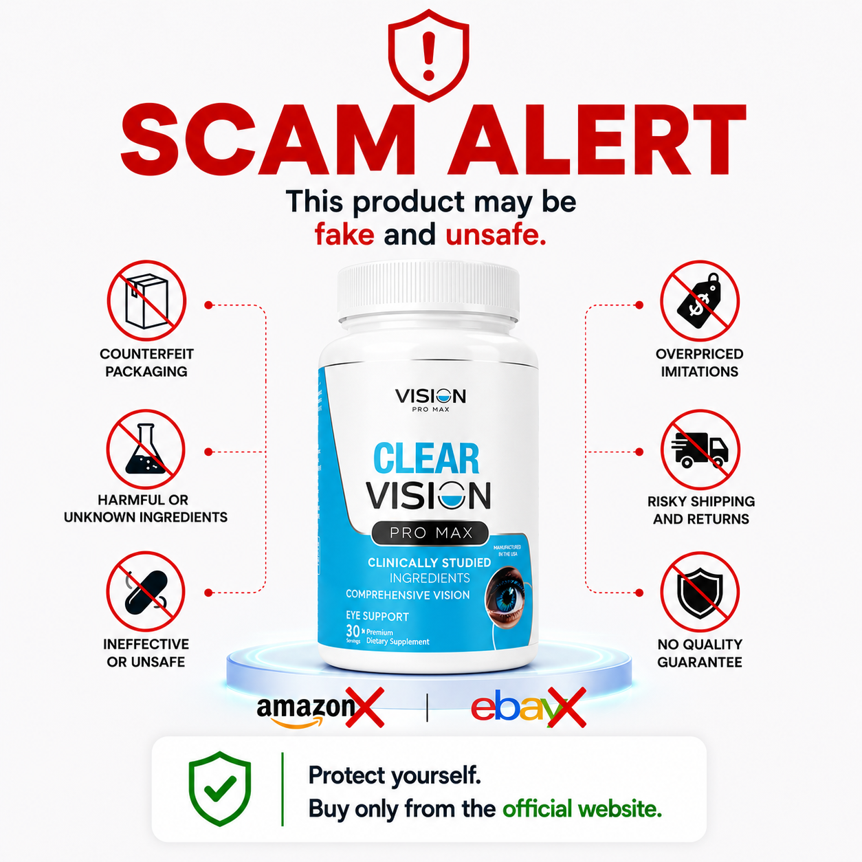 Clear Vision Pro Scam Alert